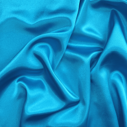 *Ткань Атлас-сатин, цвет Голубой (на отрез)  в Нальчике