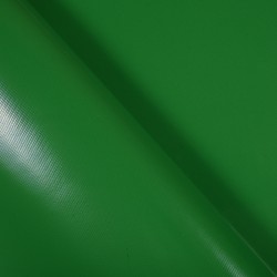 Ткань ПВХ 450 гр/м2, Зелёный (Ширина 160см), на отрез  в Нальчике
