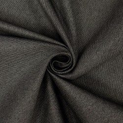 Ткань Рогожка (мебельная), цвет Тёмно-Серый (на отрез)  в Нальчике