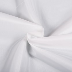 Ткань подкладочная Таффета 190Т, цвет Белый (на отрез)  в Нальчике