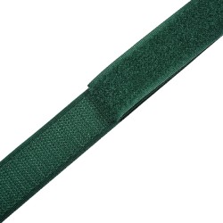 Контактная лента 25мм цвет Зелёный (велькро-липучка, на отрез)  в Нальчике
