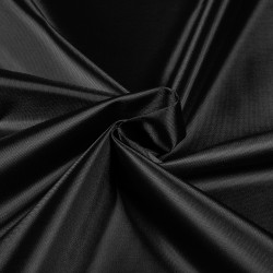 *Ткань Оксфорд 210D PU, цвет Черный (на отрез)  в Нальчике