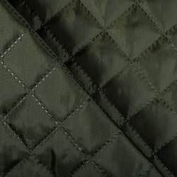 Стеганая подкладочная ткань с синтепоном (100гр/м2), цвет Хаки (на отрез)  в Нальчике