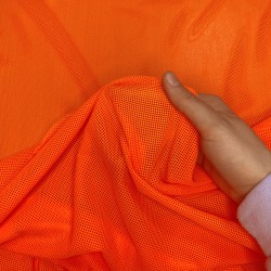 Трикотажная Сетка 75 г/м2, цвет Оранжевый (на отрез)  в Нальчике