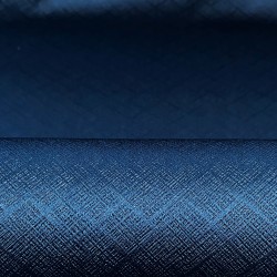 Ткань Блэкаут для штор светозатемняющая 100% &quot;Орнамент Синий&quot; (на отрез)  в Нальчике